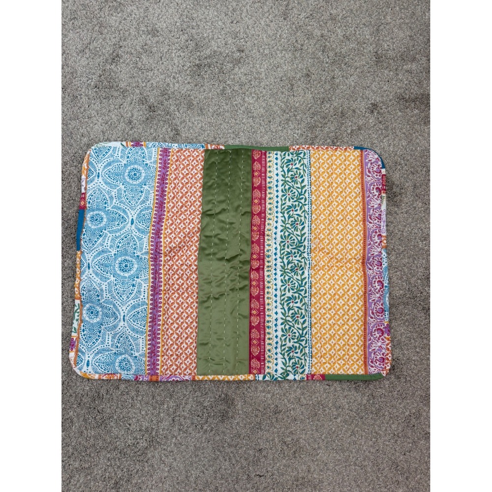 Colorful Patchwork Pillowcase – Bright & Fun Colors – Standard – NWOT